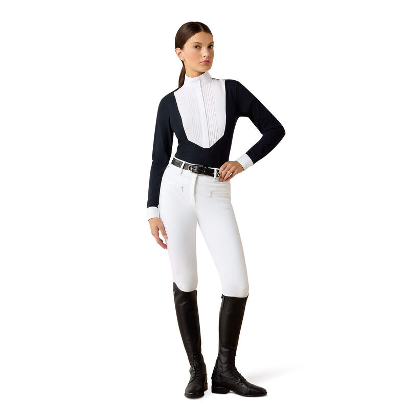 Ariat Wms Solveil LS Show Shirt White