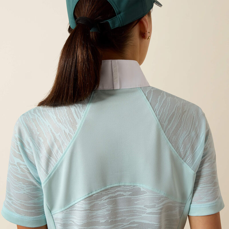 Ariat Wms Aptos Vent 2.0 SS Show Shirt Starlight Blue
