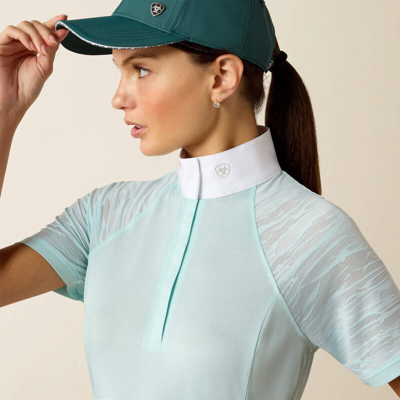 Ariat Wms Aptos Vent 2.0 SS Show Shirt Starlight Blue