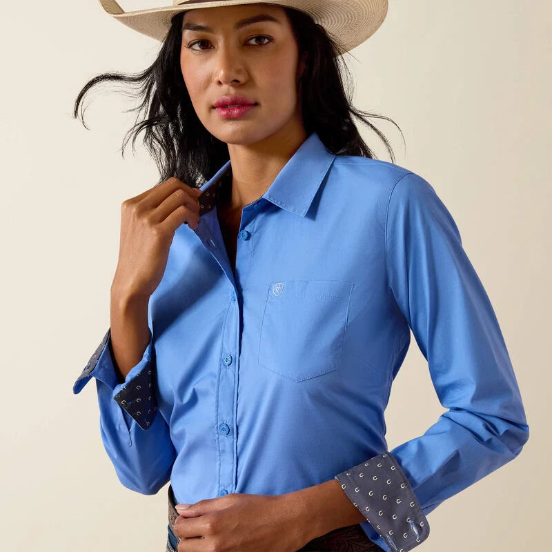 Ariat Wms Kirby LS Shirt Ultramarine