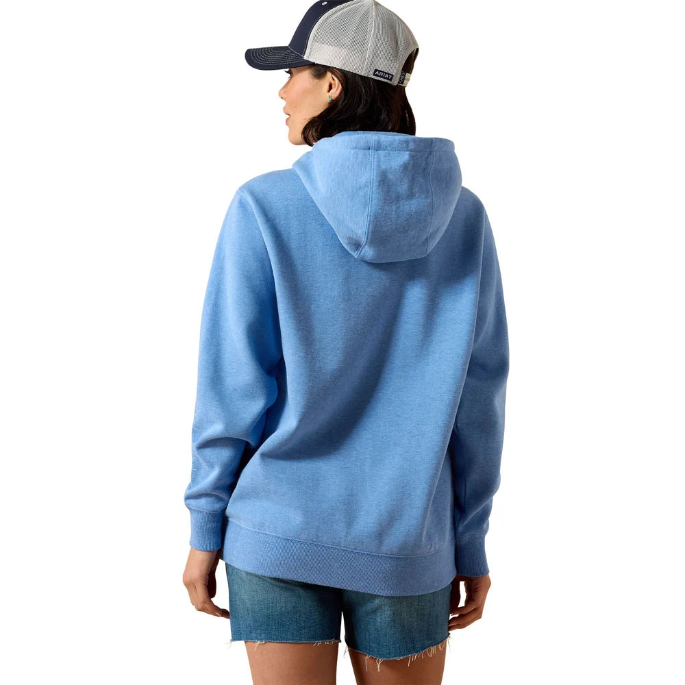 Ariat Wms Logo 2.0 Hoodie Ultramarine Heather