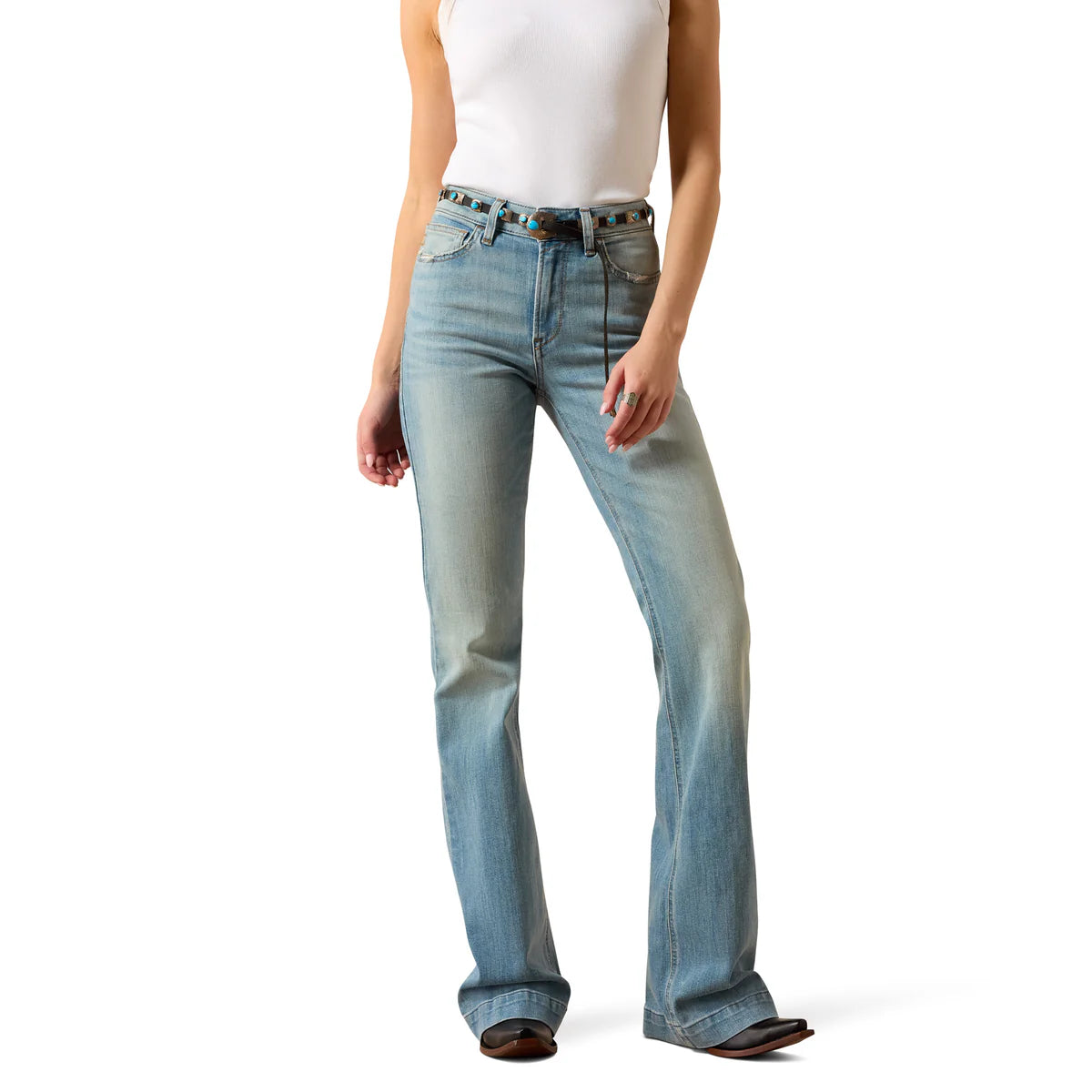 Ariat Wms High Rise Marine Slim Trouser Jeans Maryland