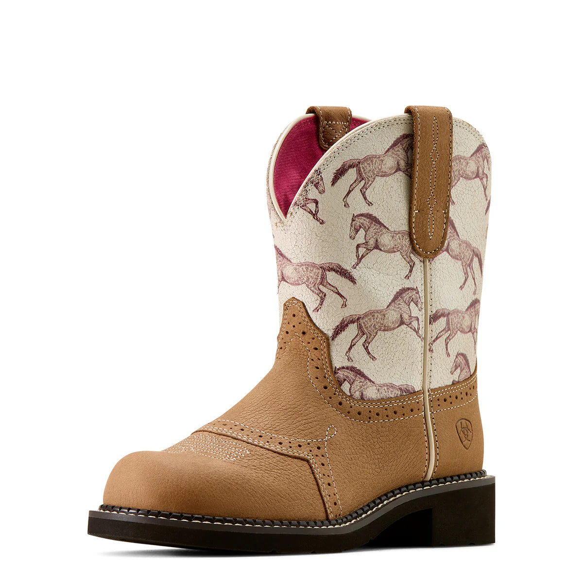 Ariat Wms Fatbaby Heritage Farrah Dusted Brown/Sepia Stampede