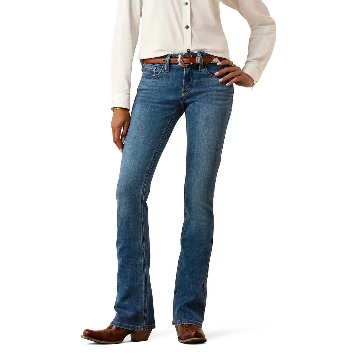 Ariat Wms Mid Rise Boot Cut Esti Ithica
