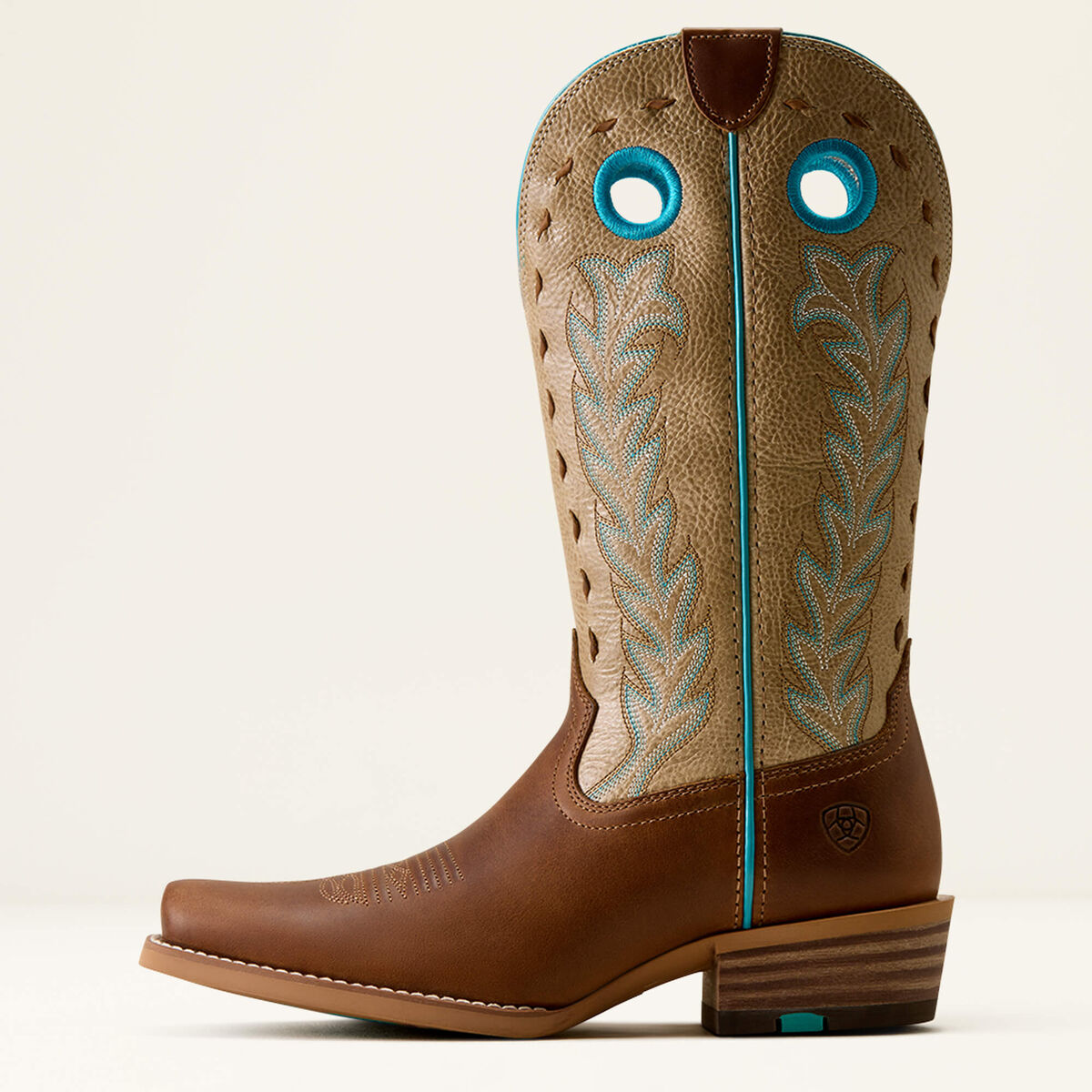 AriatWmsLuceraNCToeWheatBrownSoftParchment | Boots - Ariat Ladies | Saddleworld Ipswich