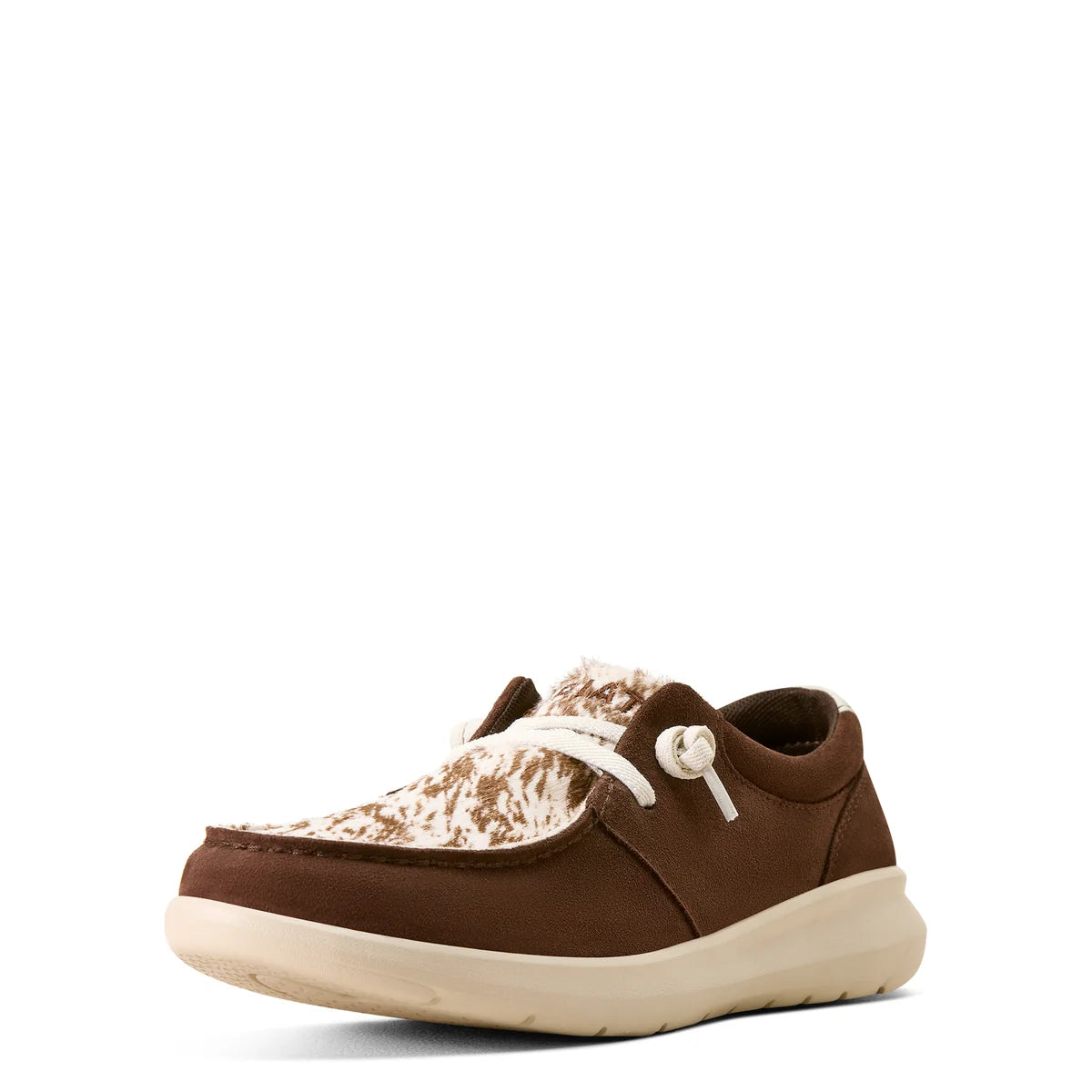 Ariat Wms Hilo Coffee Bean Suede Speckled Cow