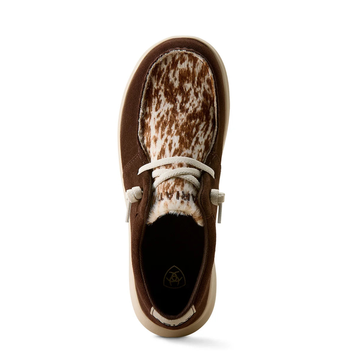 Ariat Wms Hilo Coffee Bean Suede Speckled Cow