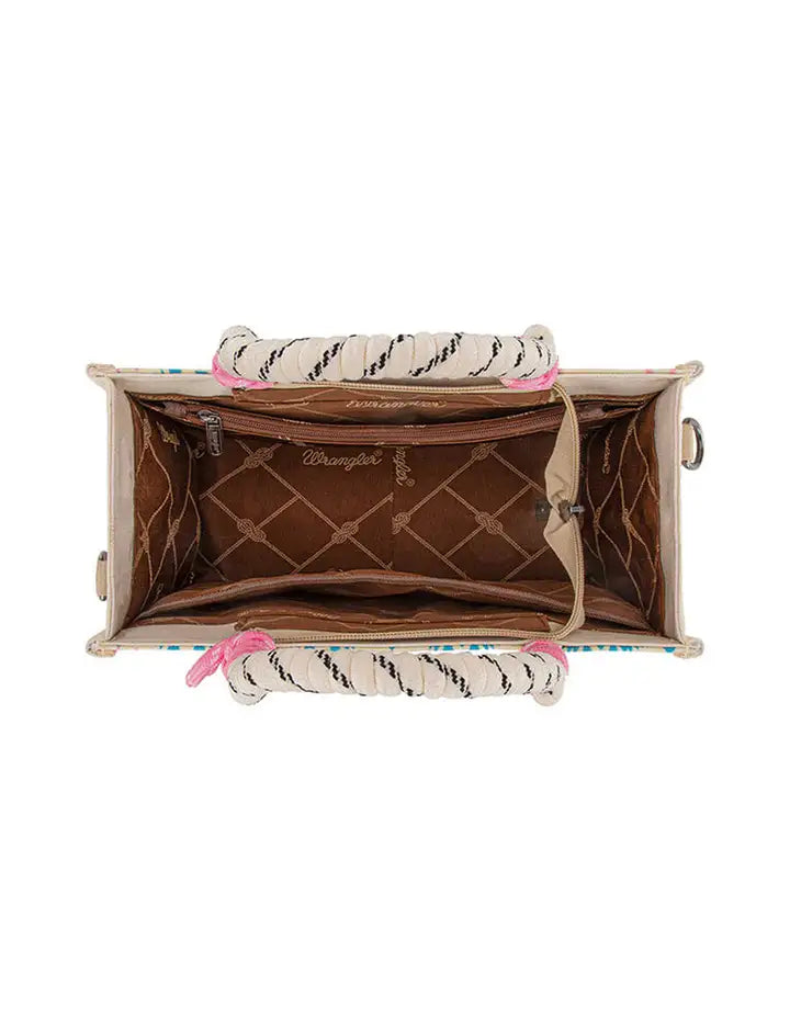 Wrangler Southwestern Rope Handle Bag