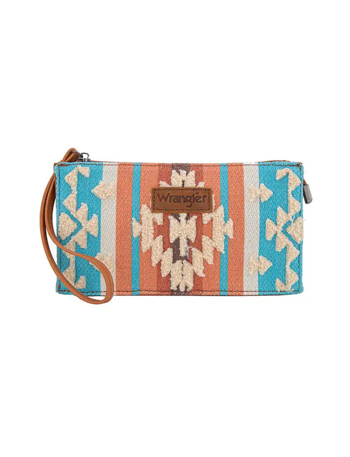 Wrangler Cilia Aztec Wristlet Purse