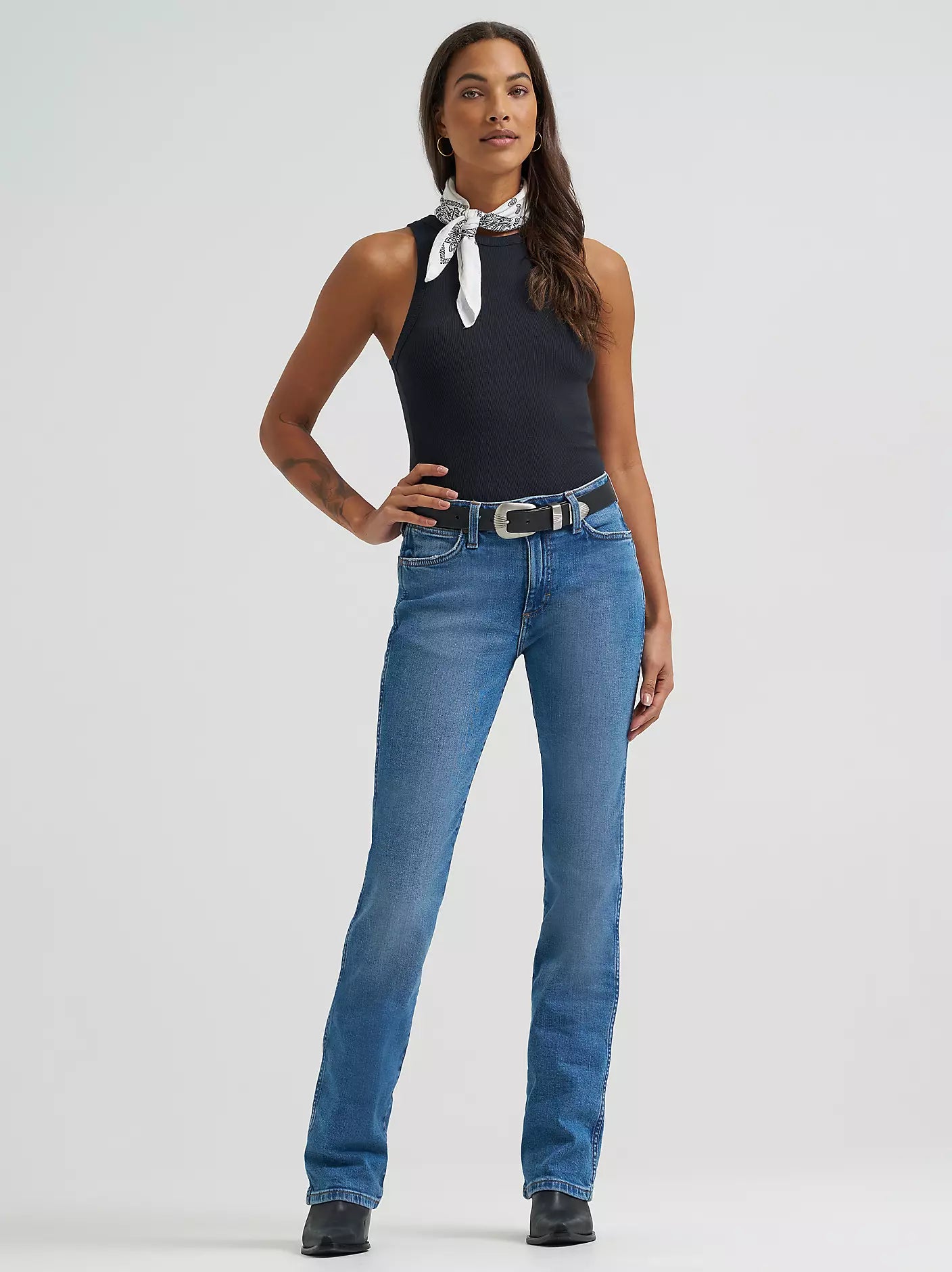 Wrangler Wmns Retro Bailey Ember High Rise Bootcut Jeans