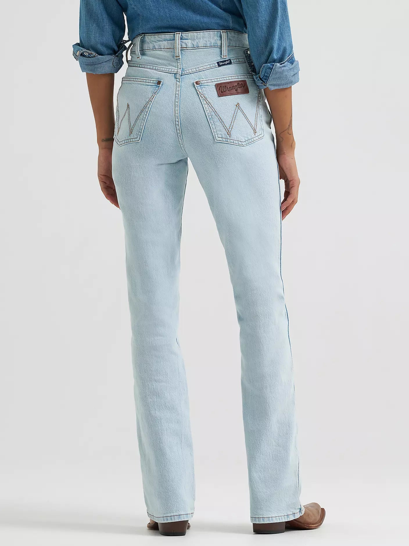 Wrangler Wmns Retro Bailey High Rise Bootcut Jean| Country Clothing - Ladies Jeans | Saddleworld Ipswich