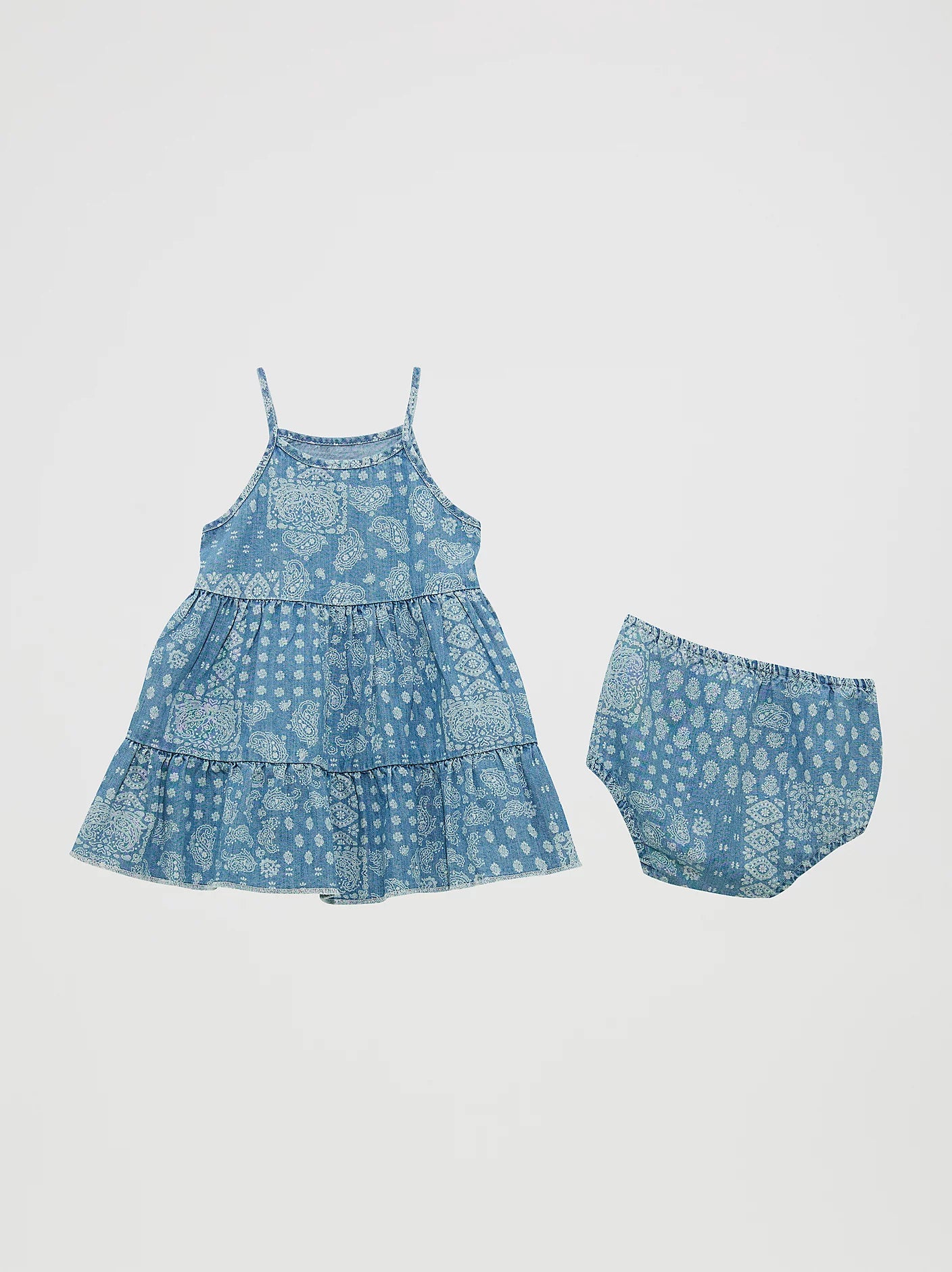 Wrangler Baby Tiered Sleeveless Dress