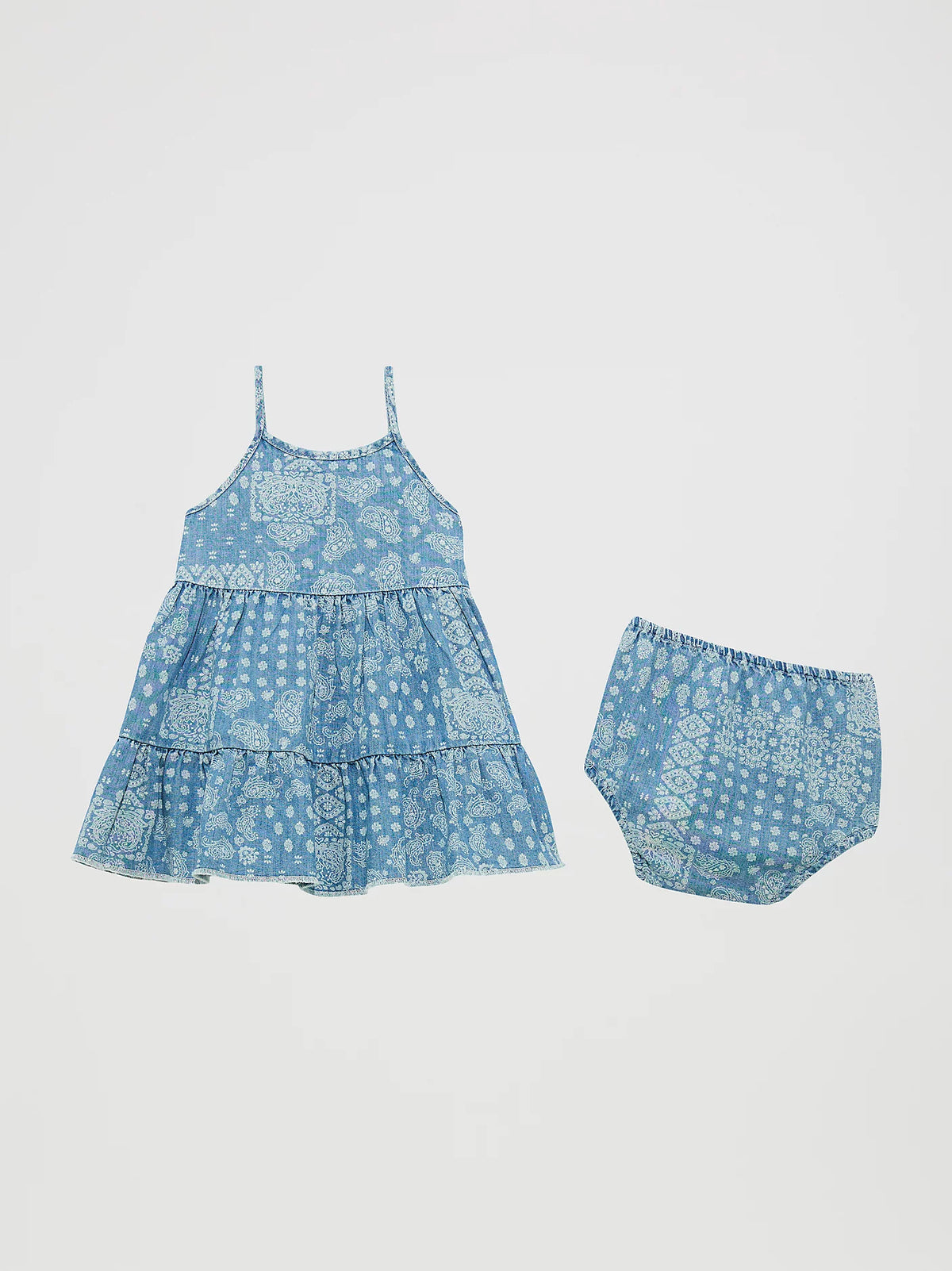 Wrangler Baby Tiered Sleeveless Dress