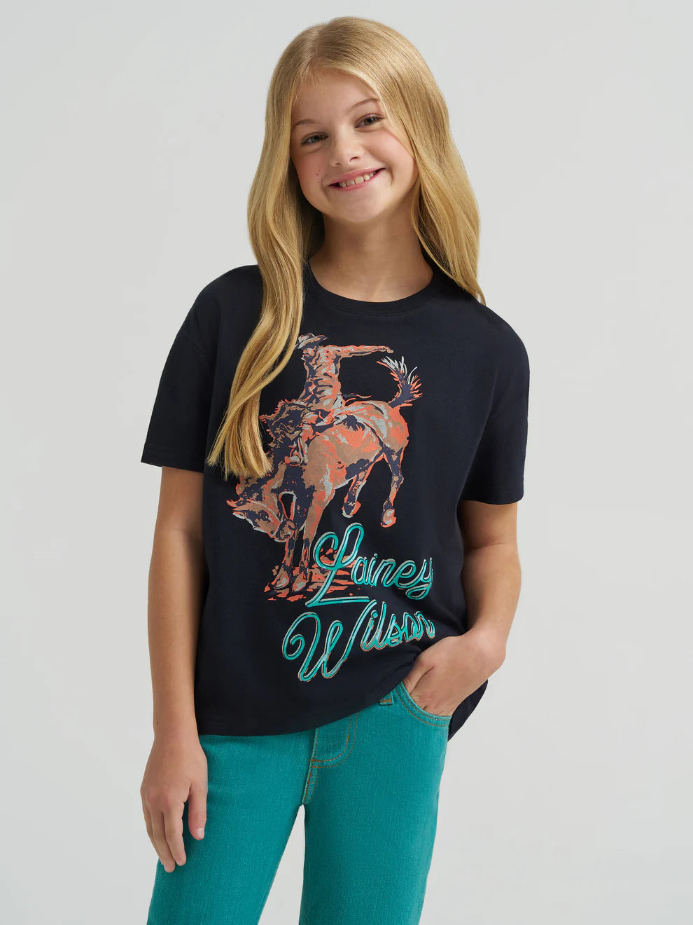 Wrangler X Lainey Wilson Girls Work Dont Work SS Tee - Lainey Wilson Promo