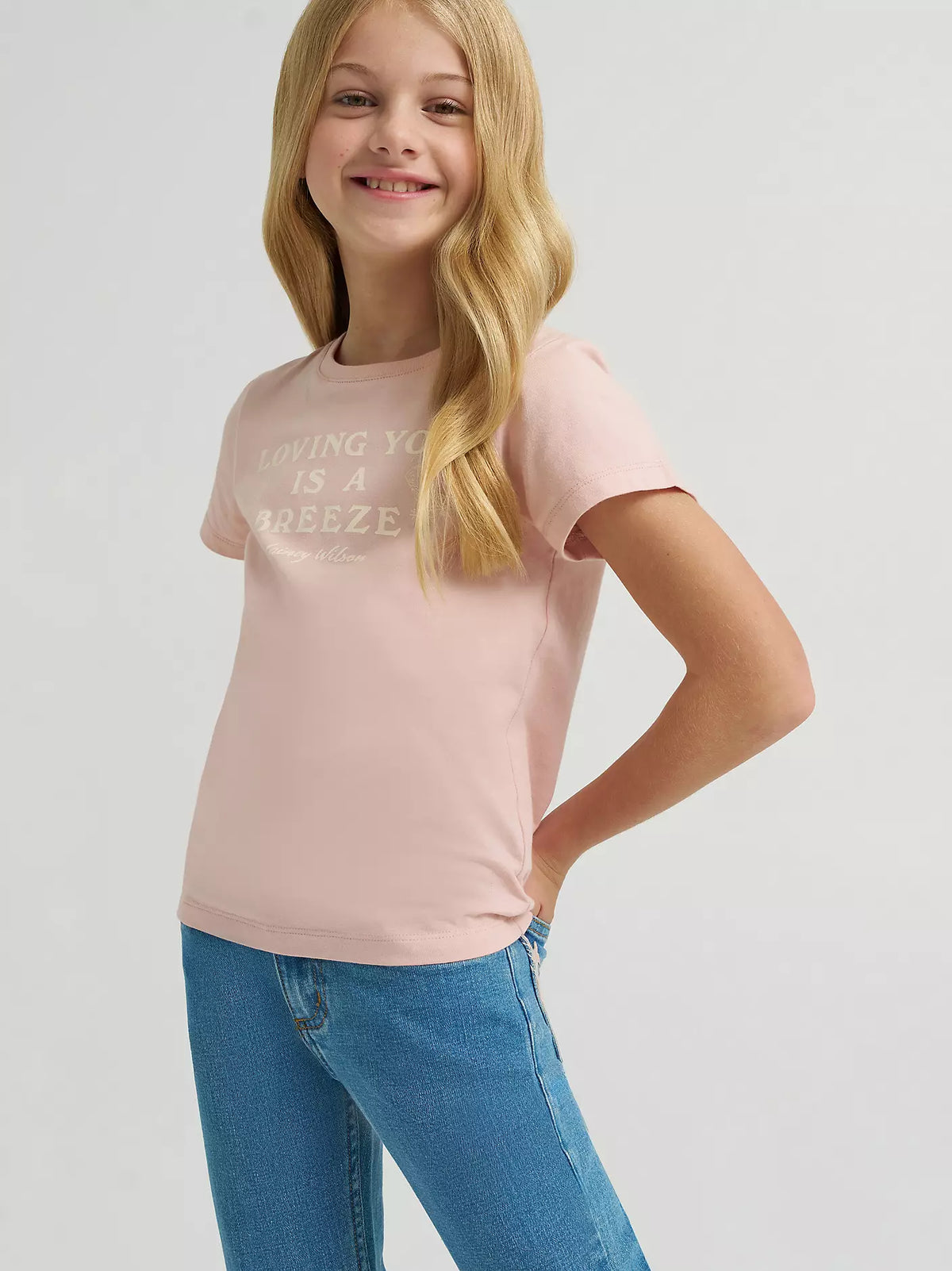 Wrangler X Lainey Wilson Girls Breeze Tee - Lainey Wilson Promo