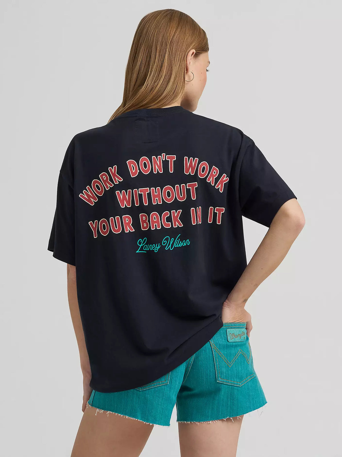 Wrangler X Lainey Wilson Wmns Work Dont Work SS Tee - EOFY Sale