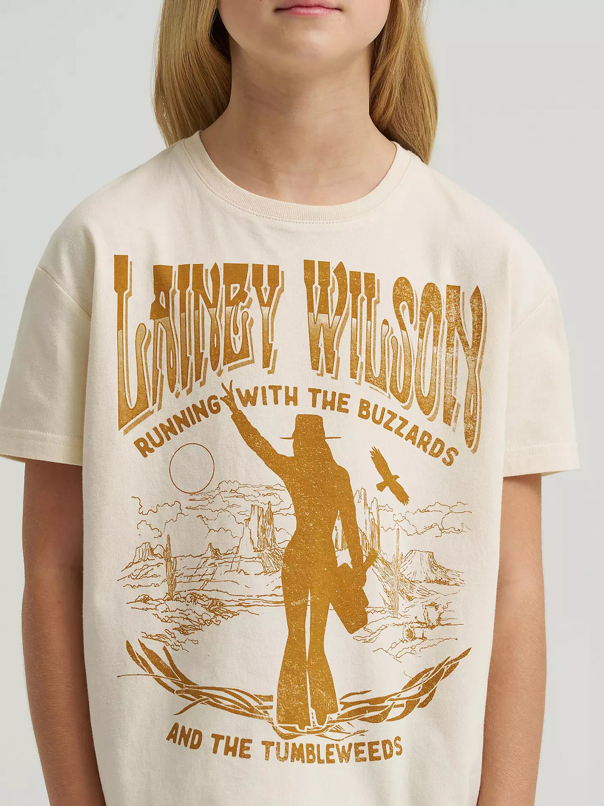 Wrangler X Lainey Wilson Girls Buzzards SS Tee