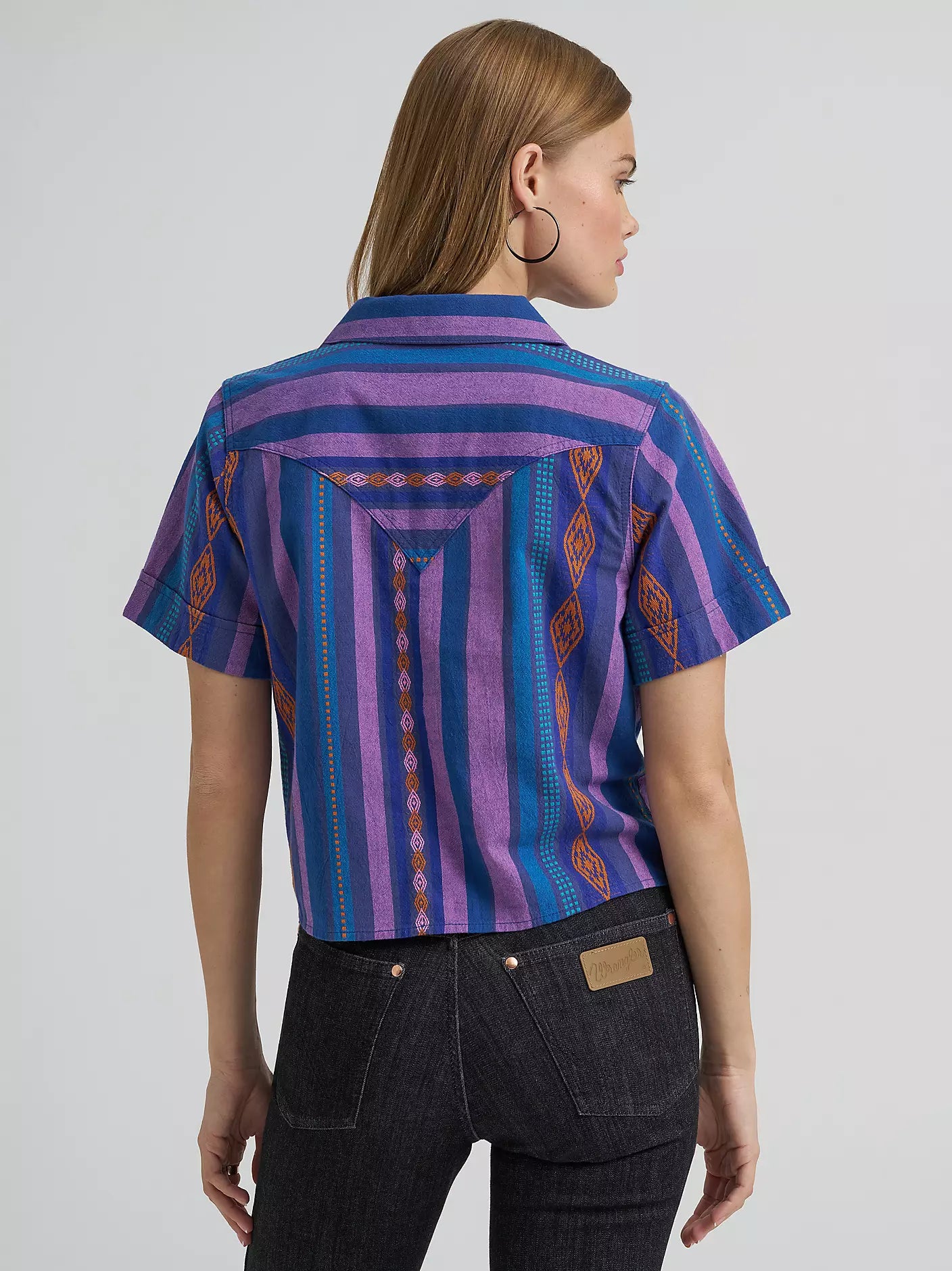 Wrangler X Lainey Wilson Wmns Jacquard SS Shirt