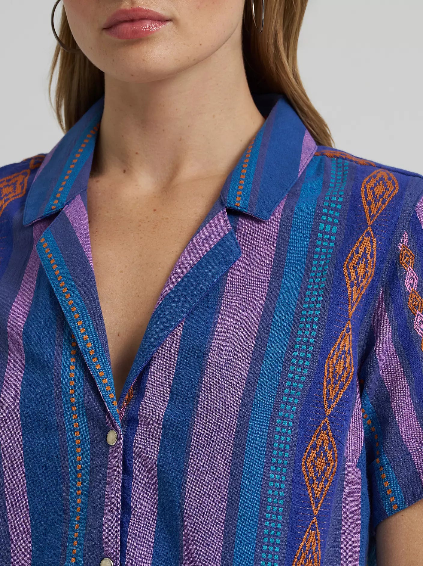 Wrangler X Lainey Wilson Wmns Jacquard SS Shirt