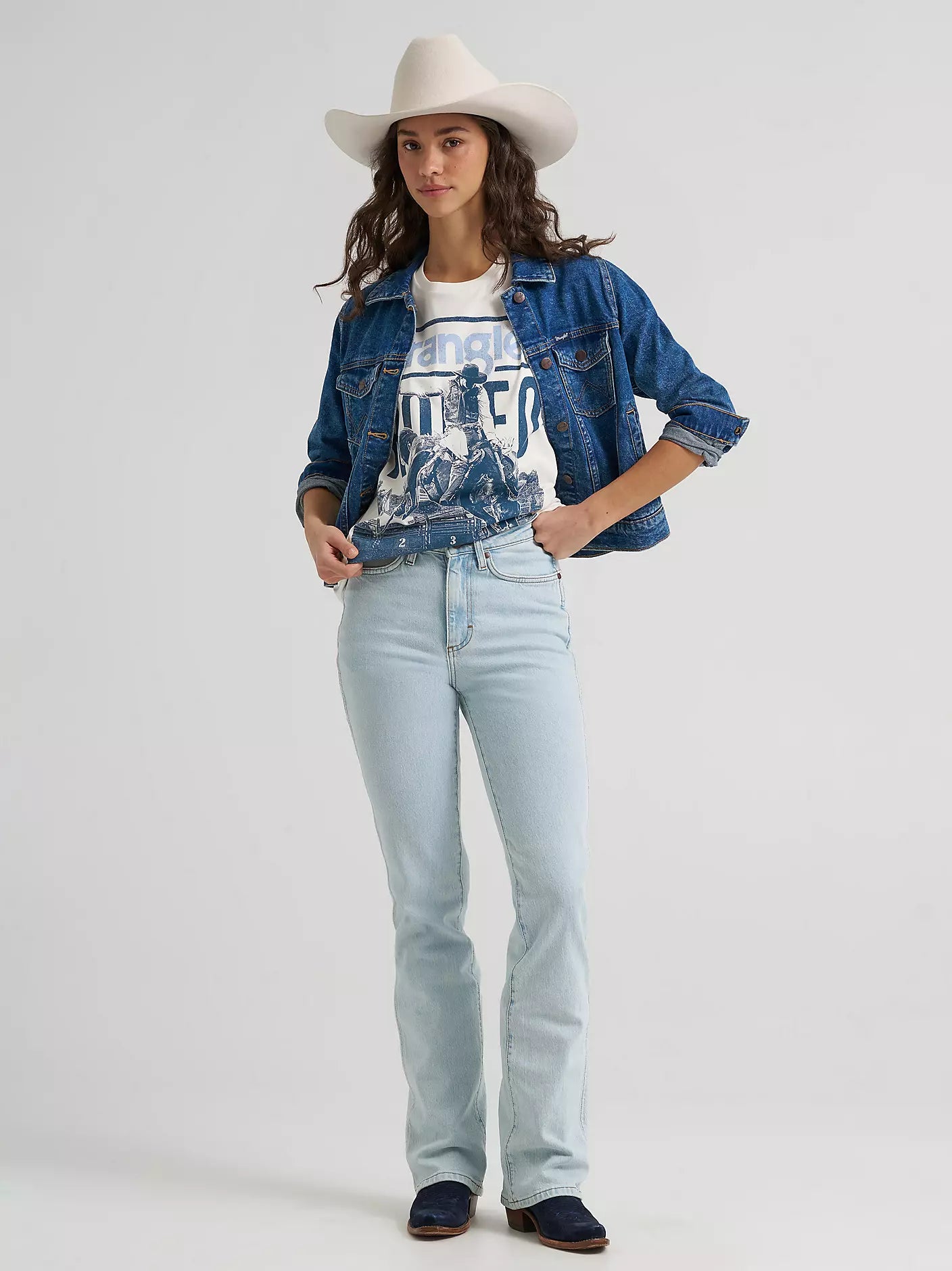 Wrangler Wmns Rodeo Active Girlfriend Graphic Tee