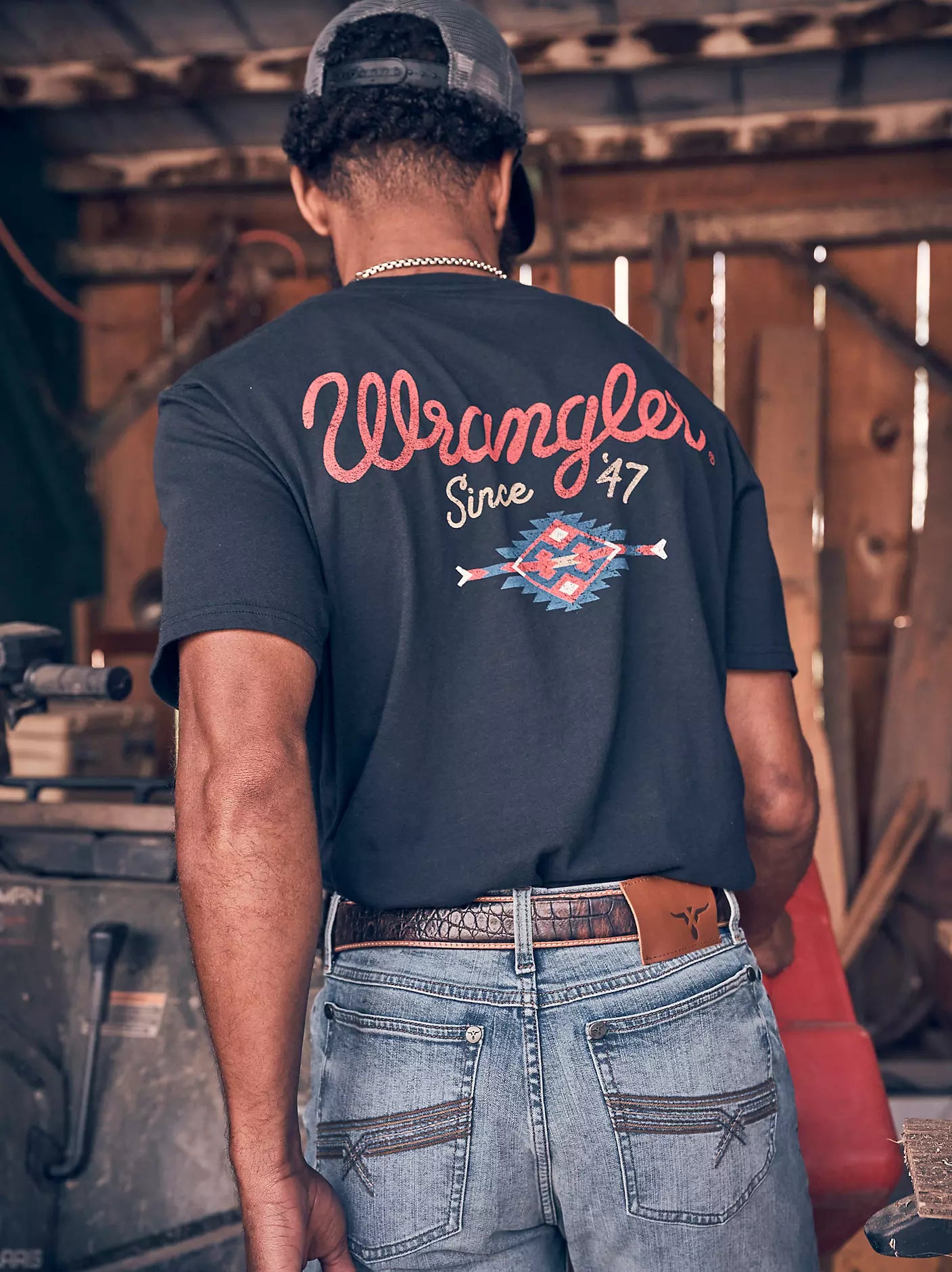Wrangler Legacy Diamond Graphic T Shirt