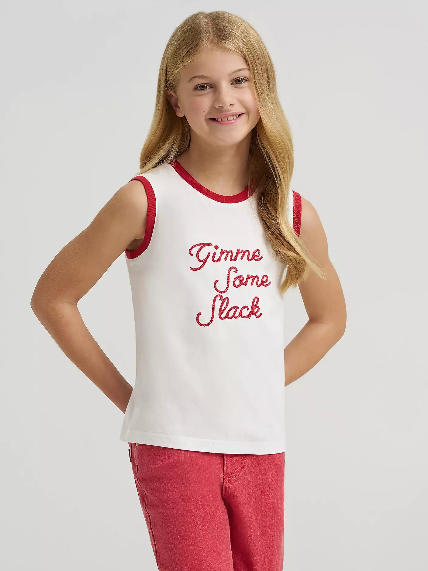 Wrangler X Lainey Wilson Girls Gimme Some Slack Tank