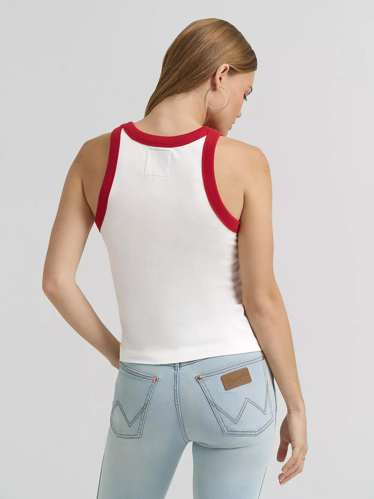Wrangler X Lainey Wilson Gimme Some Slack Tank in White - EOFY Sale