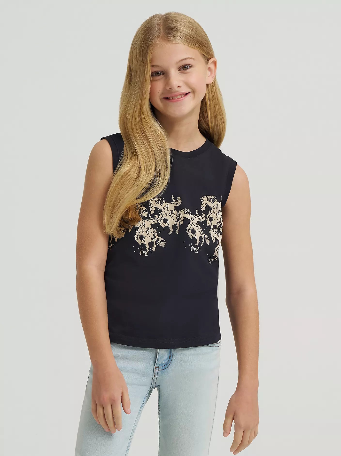 Wrangler X Lainey Wilson Girls Cowboy Tank