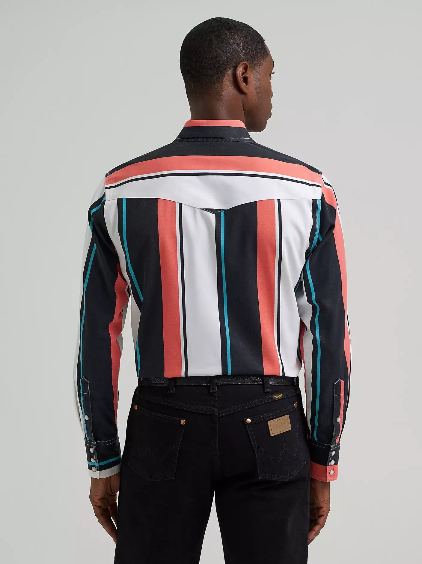 Wrangler Vintage Inspired Brushpopper Western Snap Workshirt