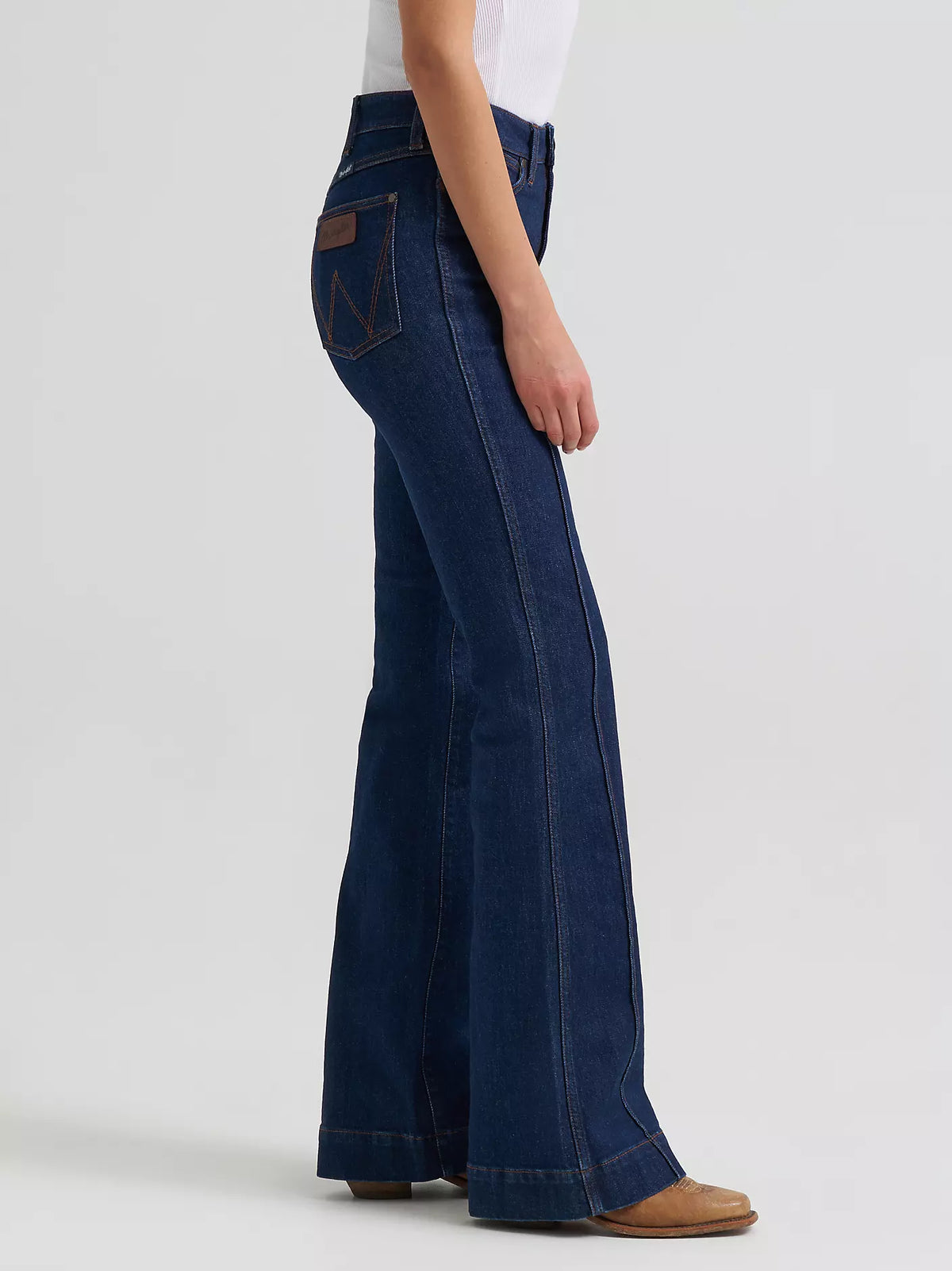Wrangler Wmns Retro Bailey High Rise Pintuck Trouser