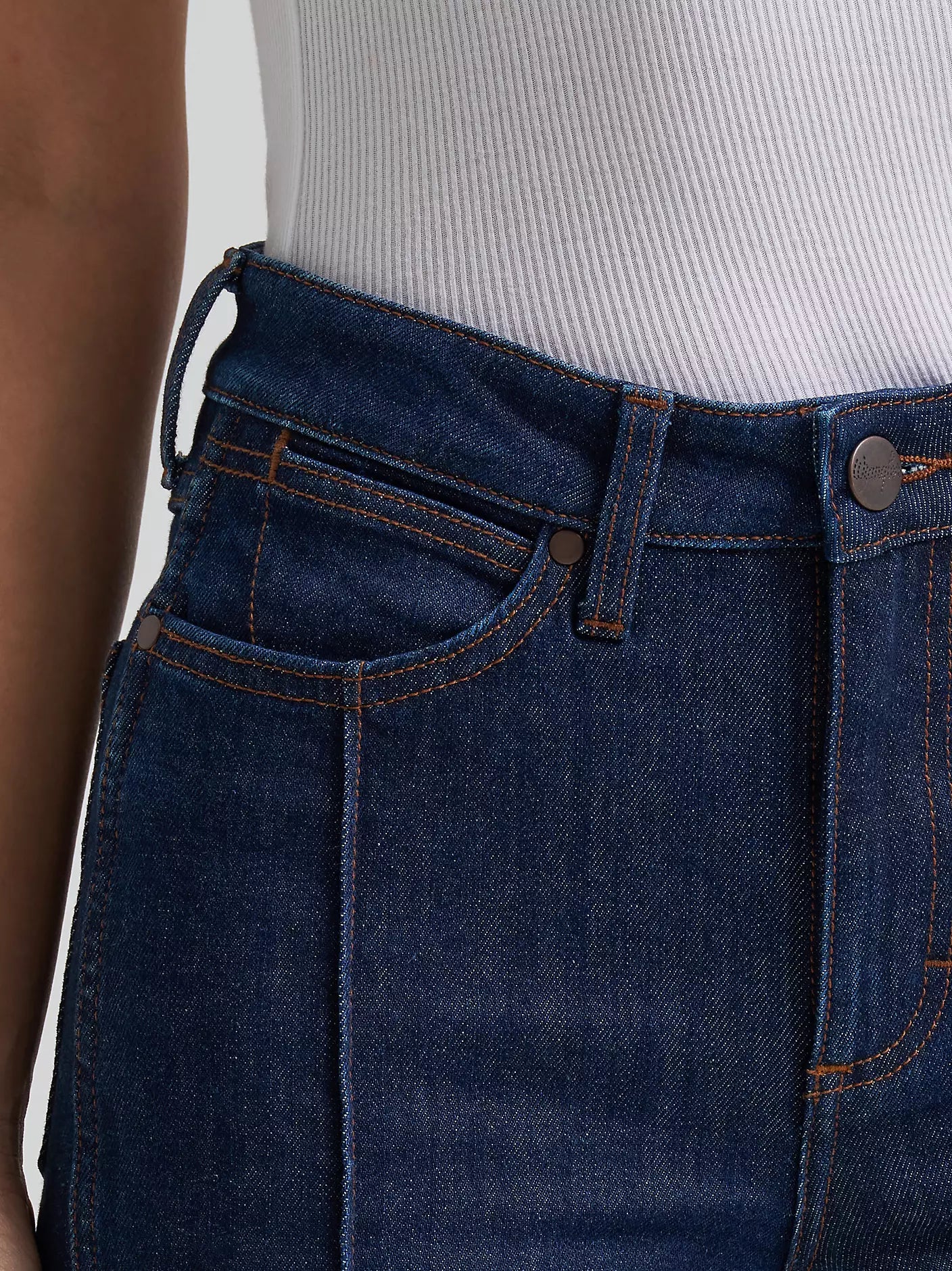 Wrangler Wmns Retro Bailey High Rise Pintuck Trouser