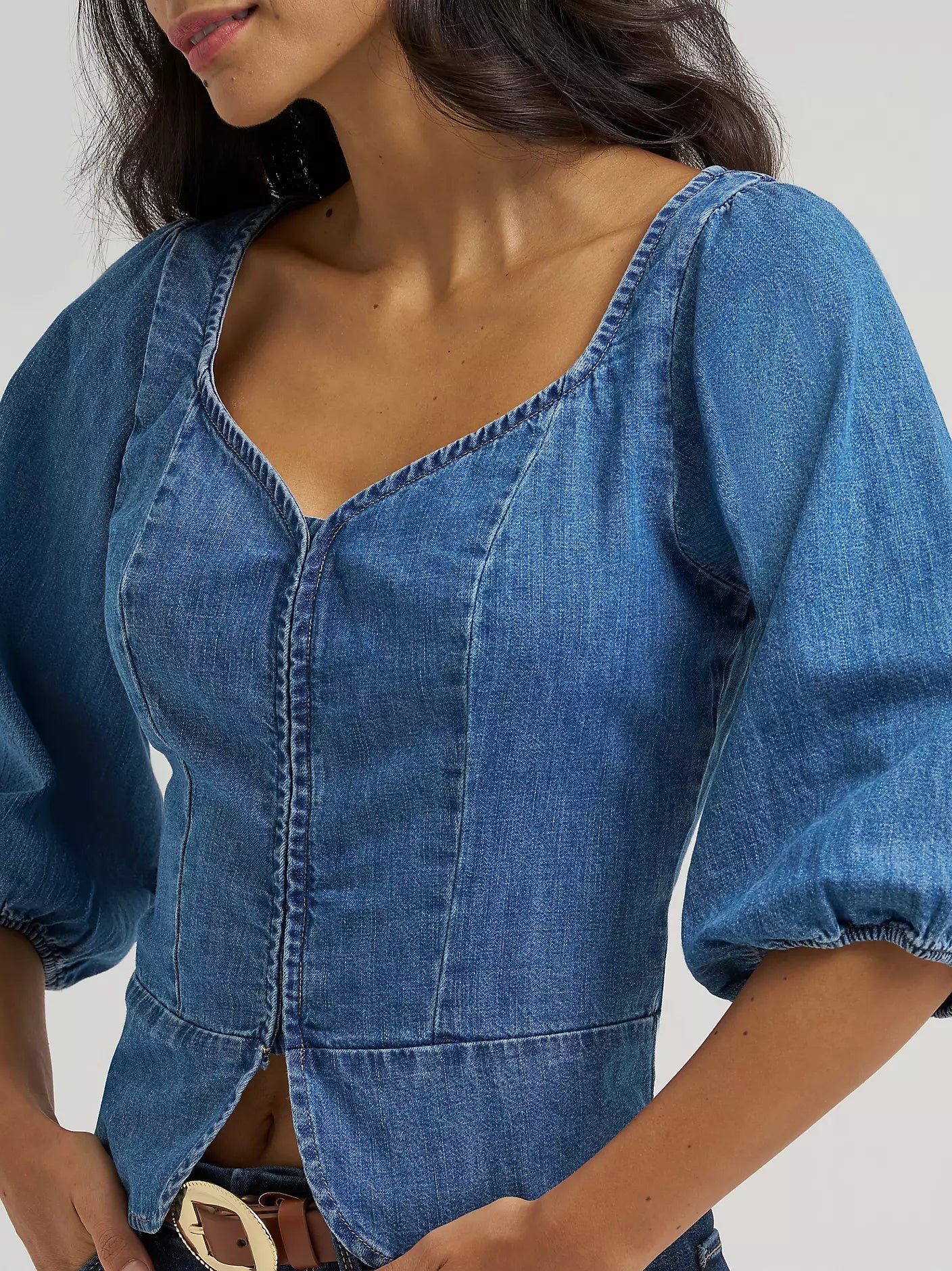 Wrangler Wmns Denim Corset Top