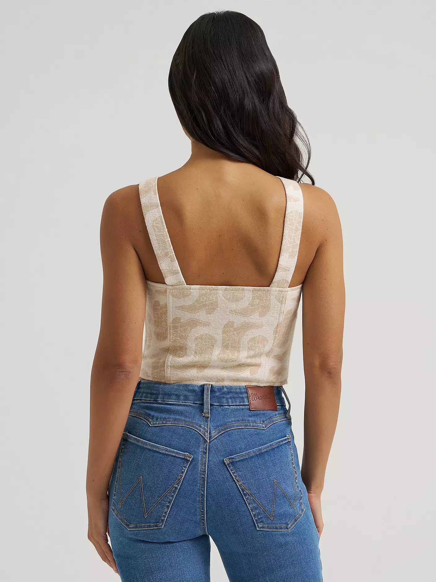 Wrangler Wmns Jacquard Corset Top
