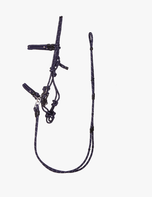 QHP Roper Bitless Bridle/Halter Set Multifunctional