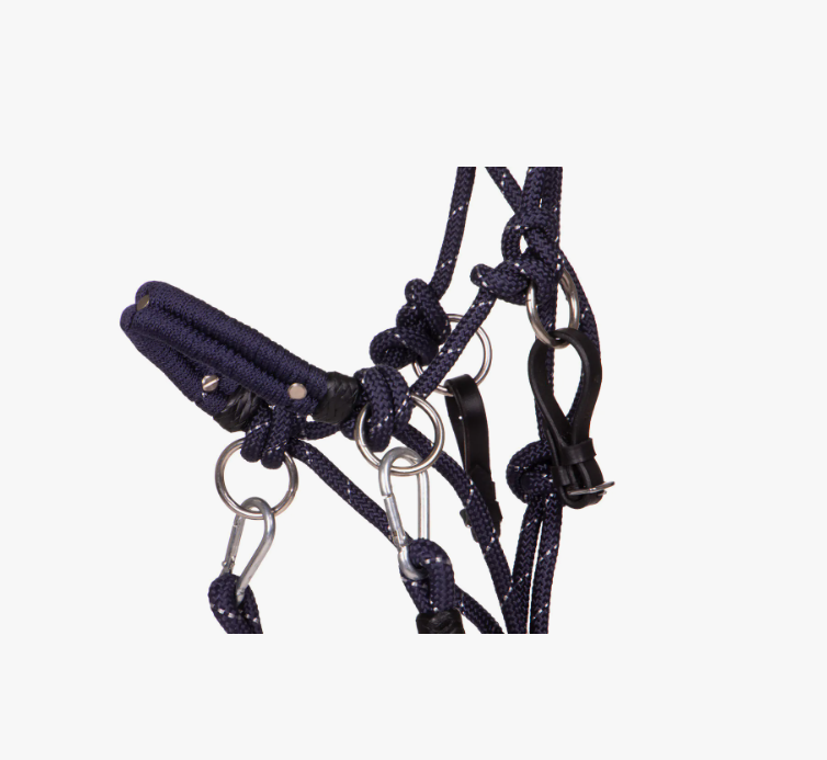 QHP Roper Bitless Bridle/Halter Set Multifunctional