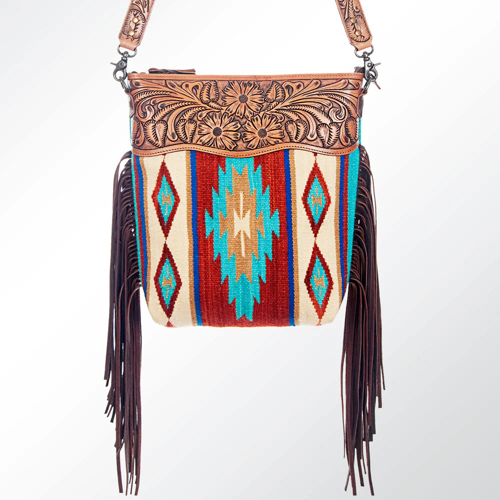 American Darling Hand Tooled Crossbody Handbag