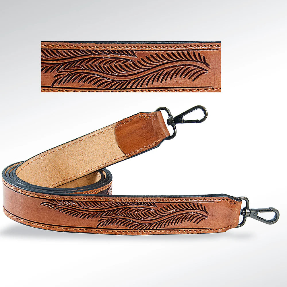 American Darling Genuine Leather Crossbody Handle Strap