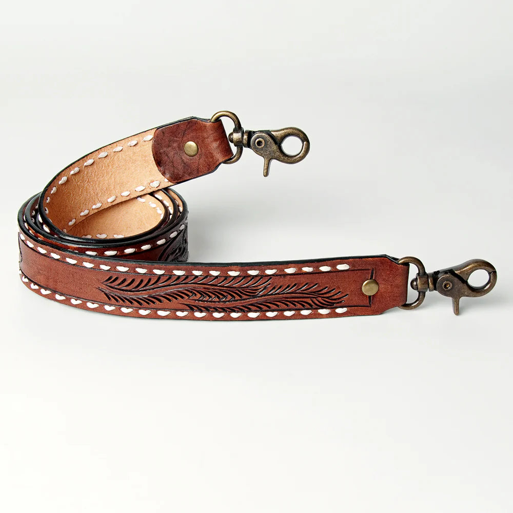American Darling Genuine Leather Crossbody Handle Strap