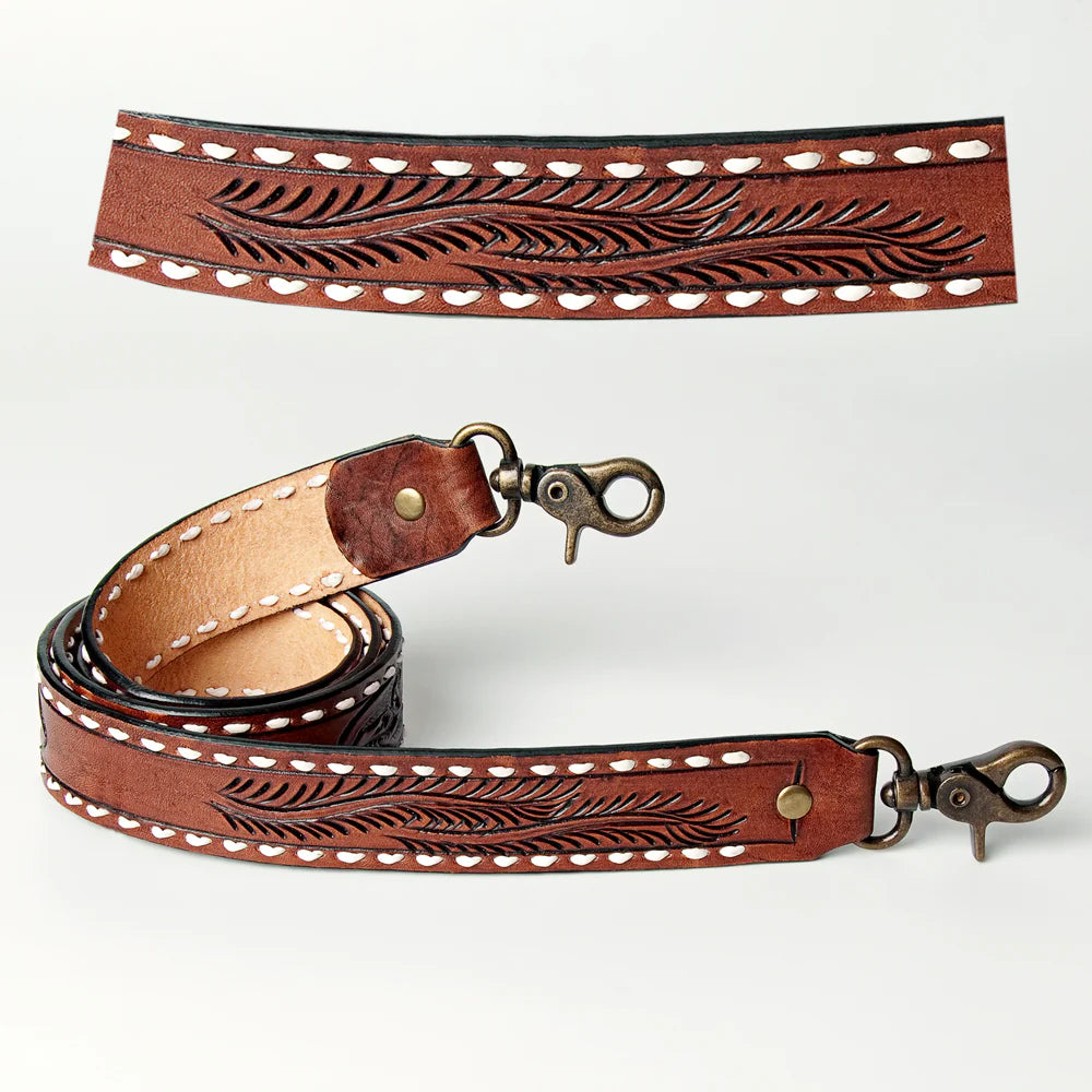 American Darling Genuine Leather Crossbody Handle Strap