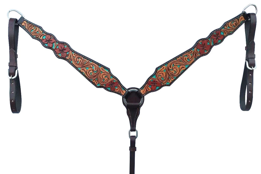 Western Leather Breastplate