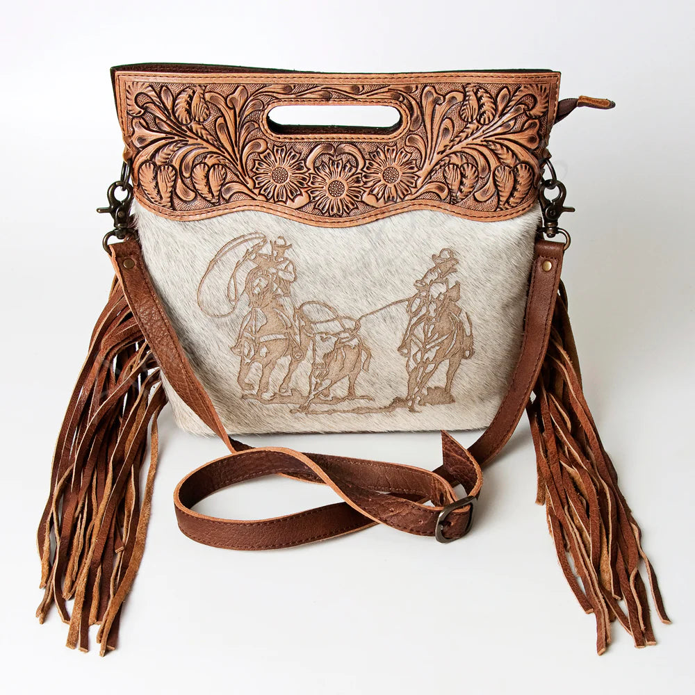American Darling Cowhide Tote Fringe - EOFY Sale