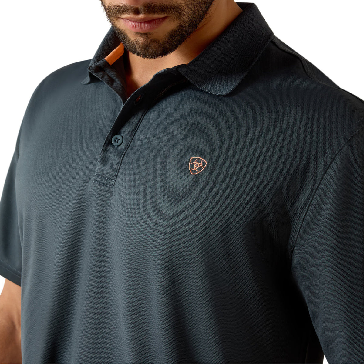 Ariat Mns Tek Polo Dark Slate