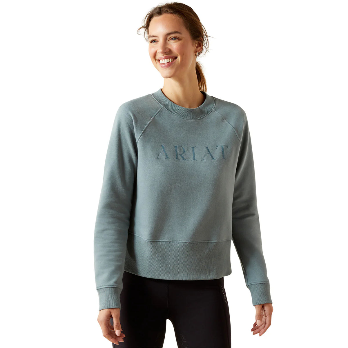 Ariat Wms Martine Sweatshirt Steel Sage