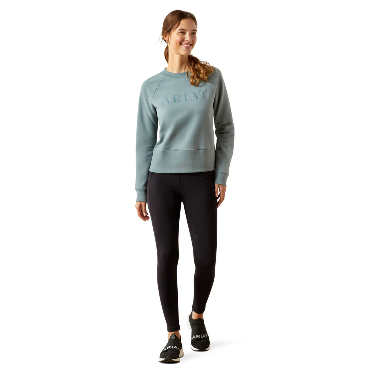 Ariat Wms Martine Sweatshirt Steel Sage