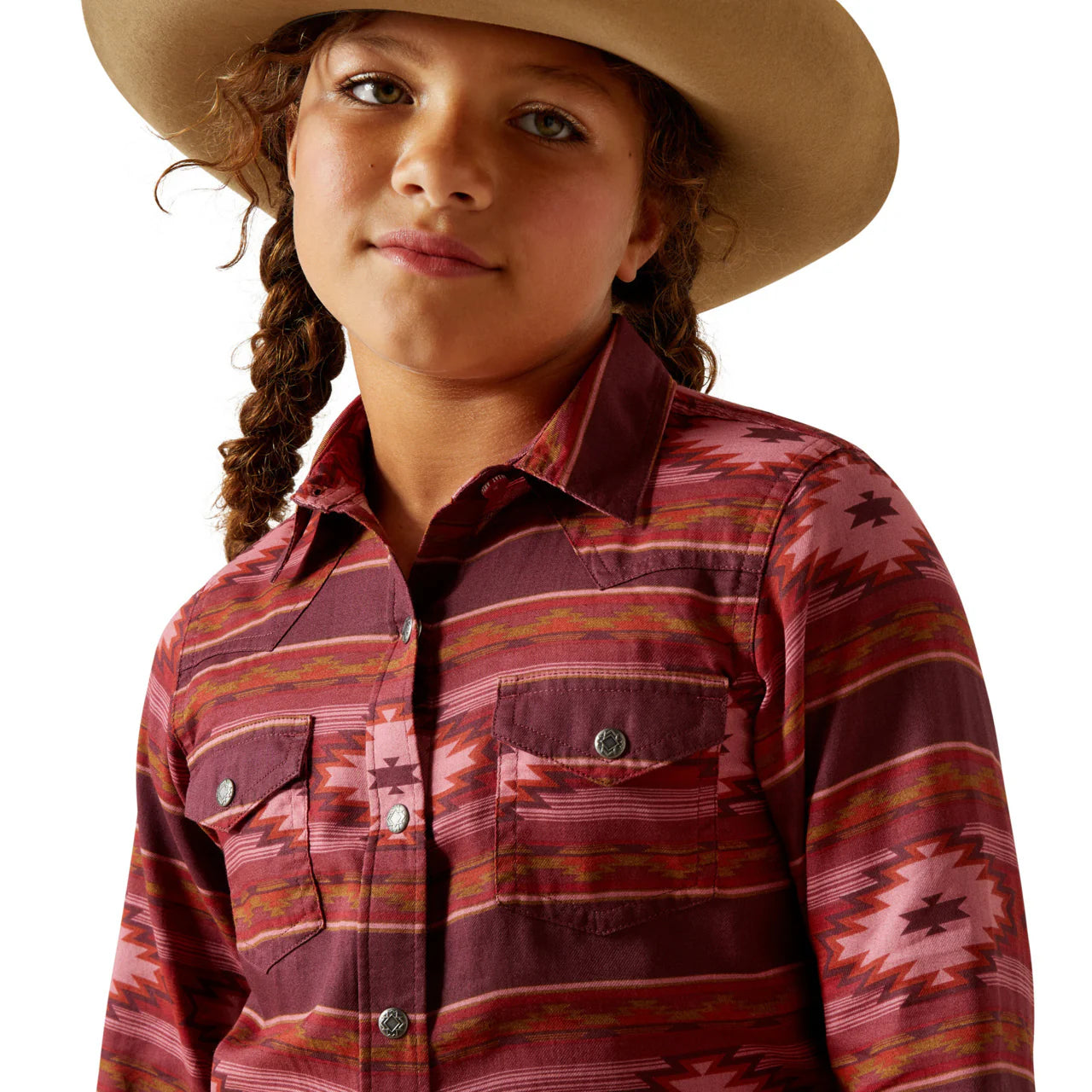 Ariat Gls Jewel Snap LS Shirt Rosa SW