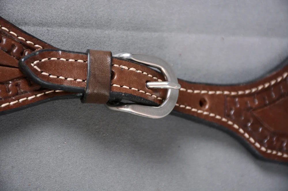 Bar H Equine Western Leather Spur Straps | RoderWear - Spur Straps ~ Saddleworld Ipswich