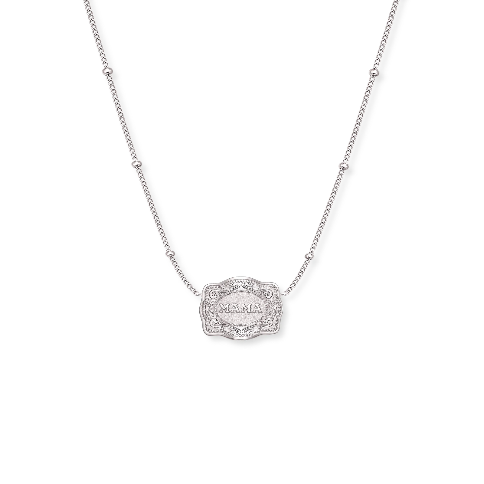 Spur West Ultra Mini Belt Buckle Necklace - Mama | Giftware - Jewellery | Saddleworld Ipswich