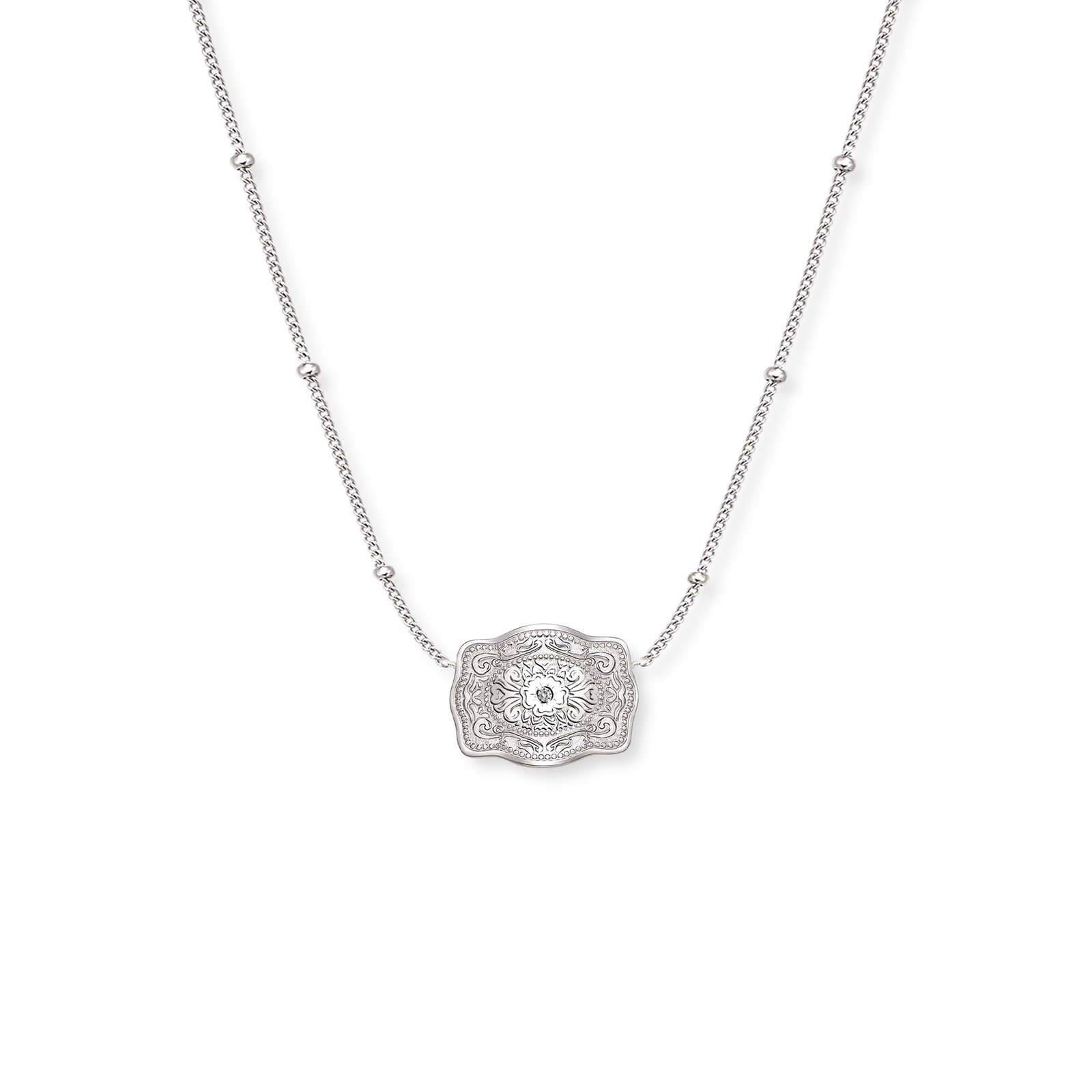 Spur West Ultra Mini Belt Buckle Necklace - Amelia Rose