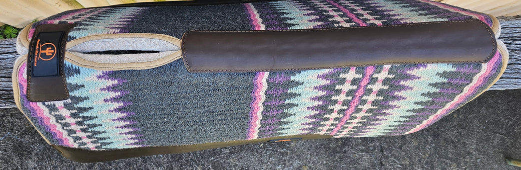 Smooth Like Cactus Jackson Contoured Saddle Pad with Design Woven