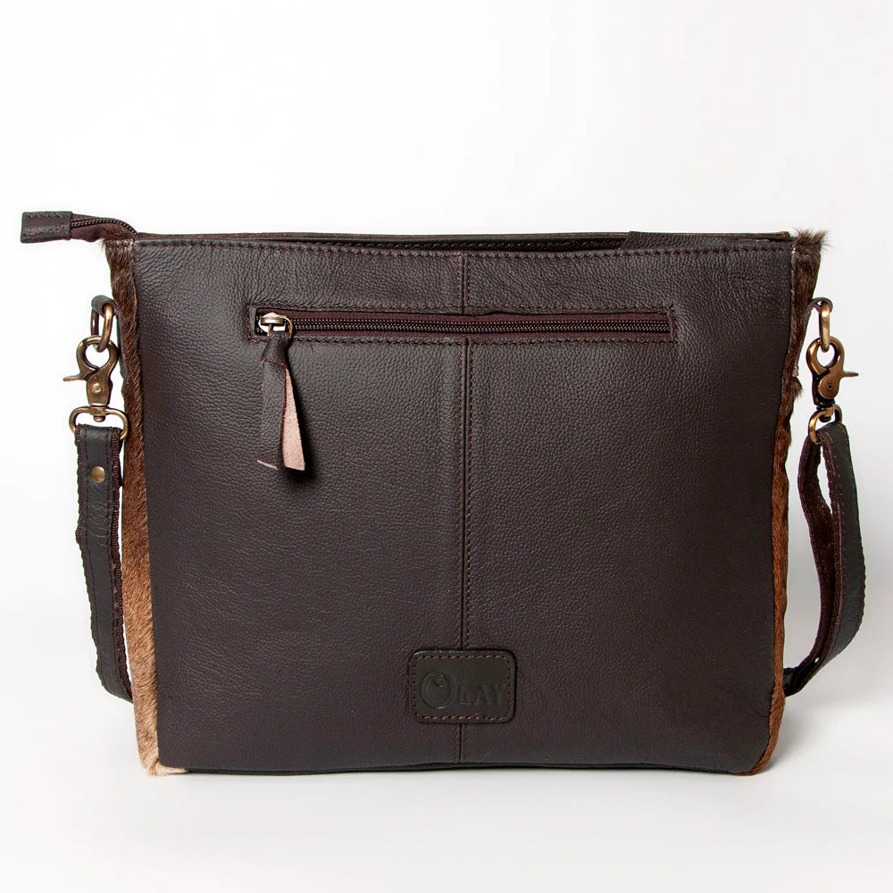 Ohlay Cowhide Leather Handbag